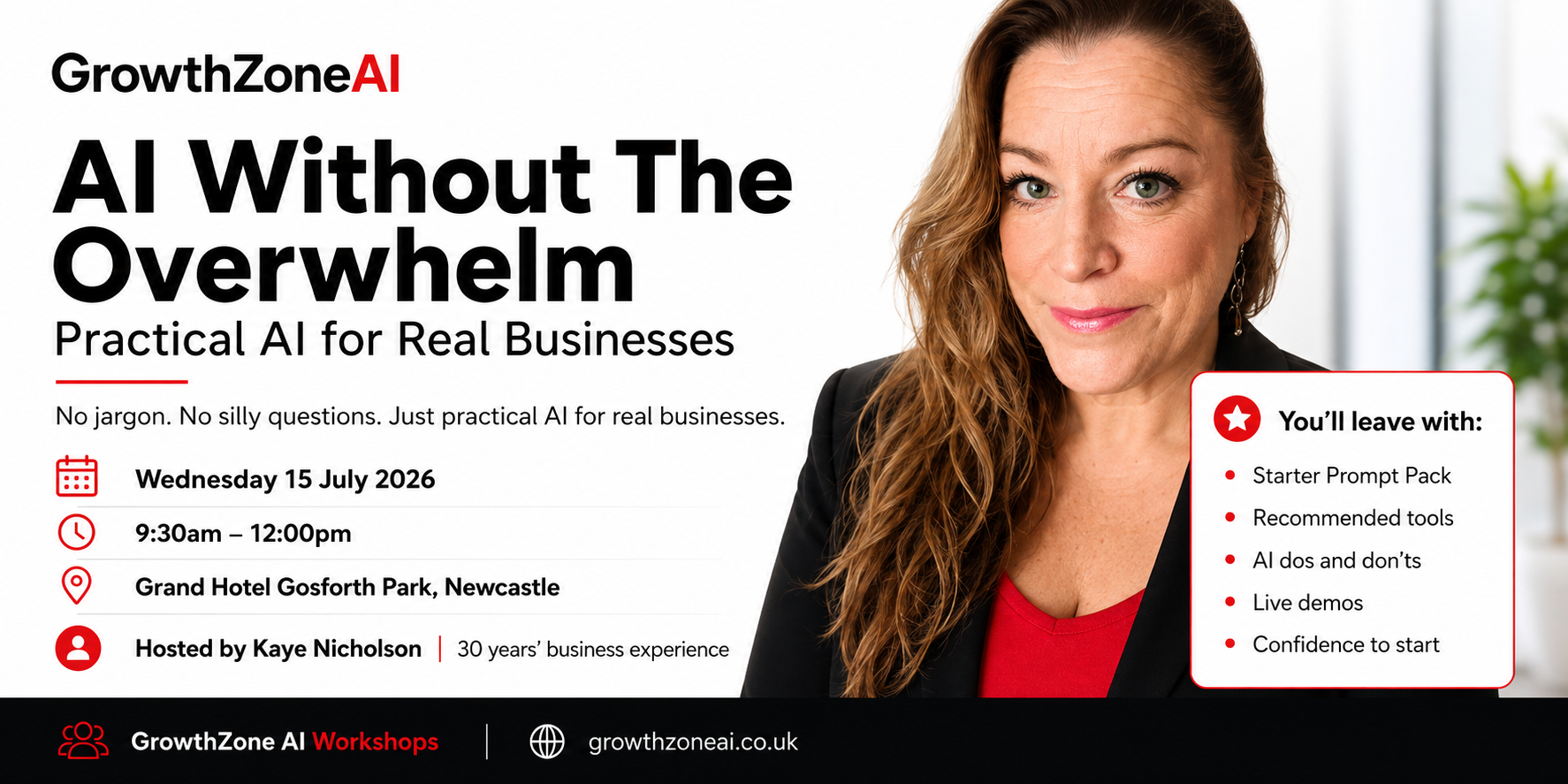Kaye Nicholson Looks Forward To Hosting Her First Public AI Workshop